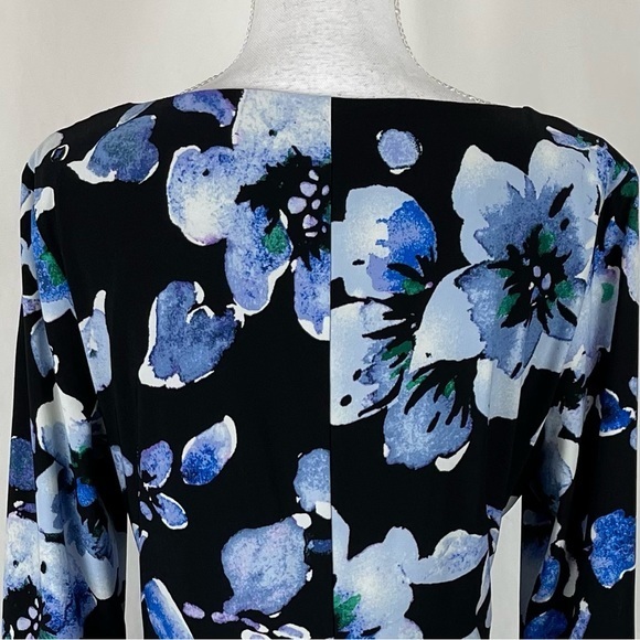 Lauren Ralph Lauren Bold Floral Print Party Event Dress NWOT - Picture 5 of 12